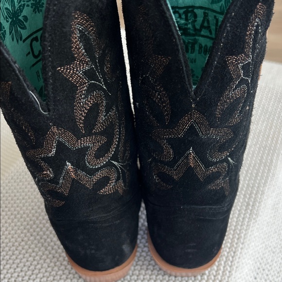 Corral Women's Black and Brown Heeled Boots - Picture 6 of 10